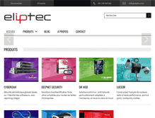 Tablet Screenshot of eliptec.com